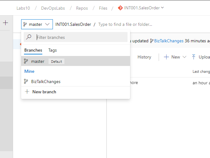 New branch